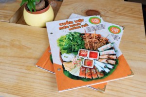 menu bìa cứng
