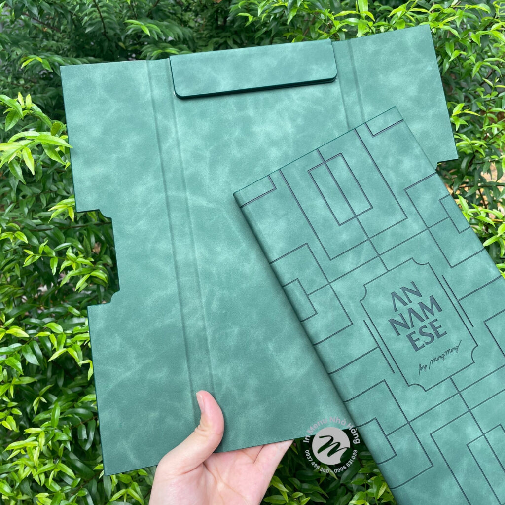 Mẫu bìa kẹp bill thanh toán