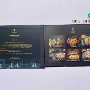 in ấn menu bìa cứng