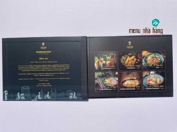 in ấn menu bìa cứng