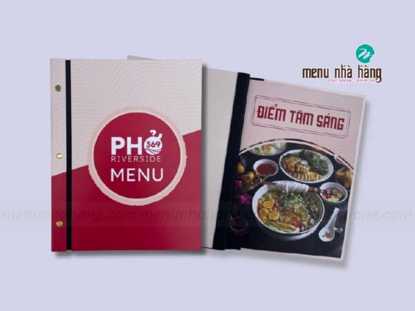 In ấn menu cho nhà hàng quán phở