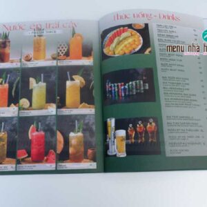 in menu bìa cứng giá rẻ