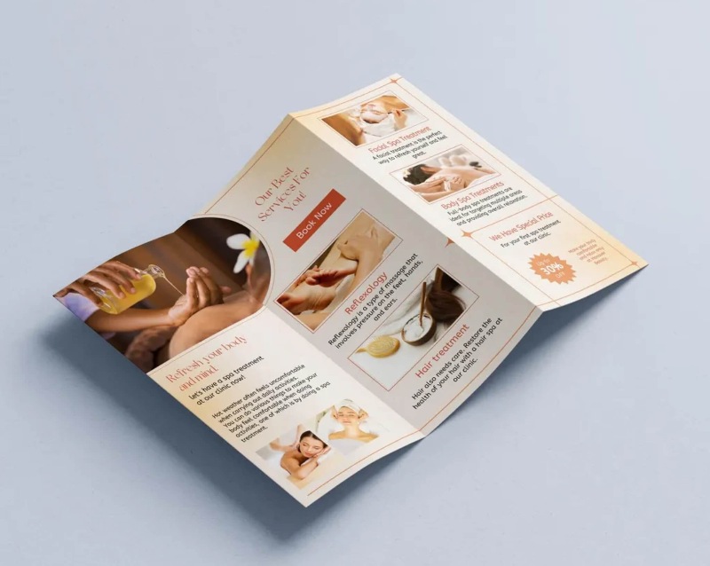 Menu giấy gấp
