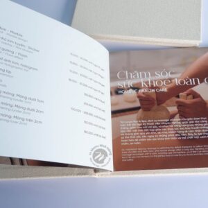 Bìa menu spa đẹp, thiết kế sang trọng