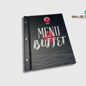 thiết kế mẫu menu bìa cứng