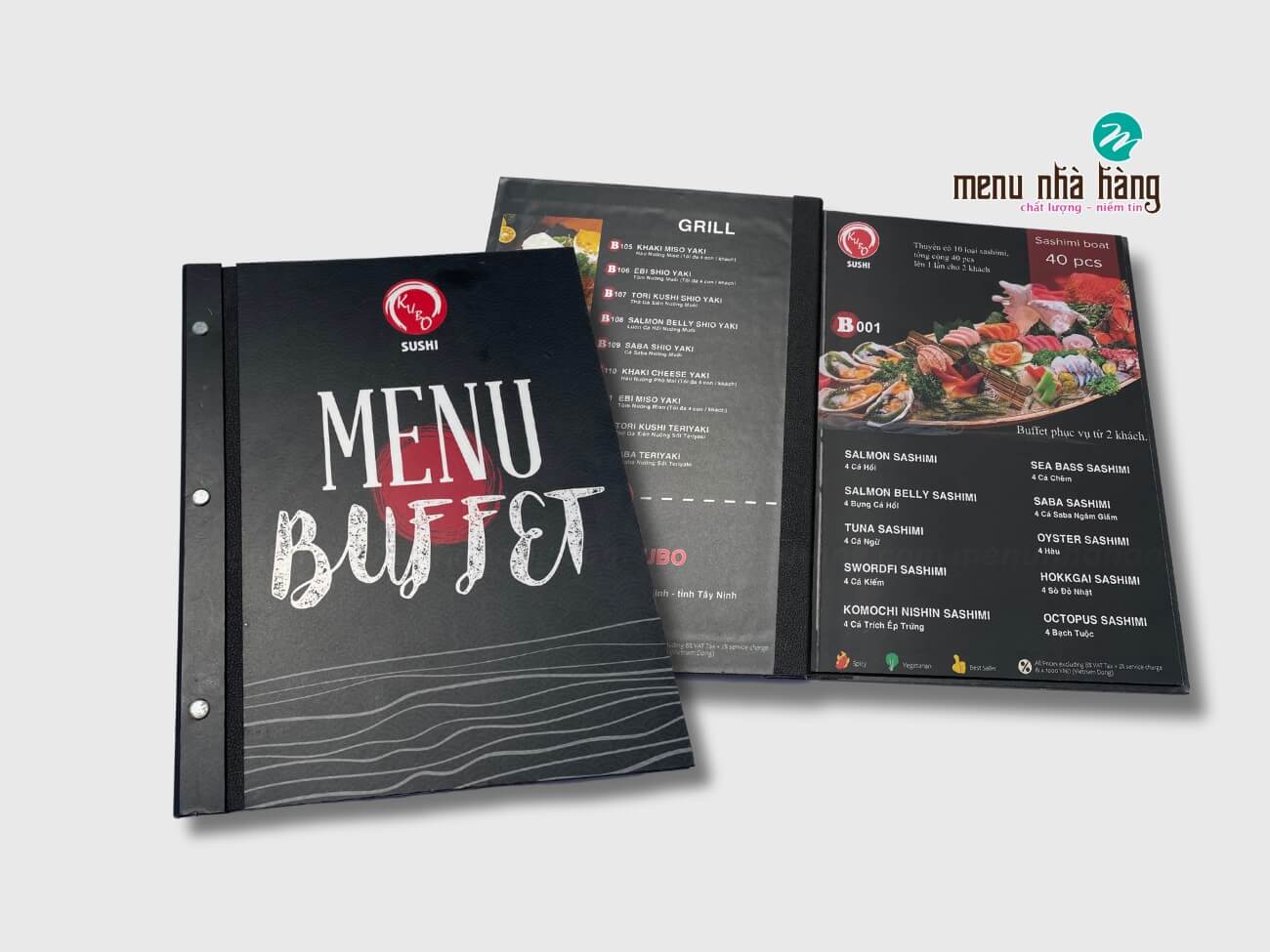 Menu bìa cứng