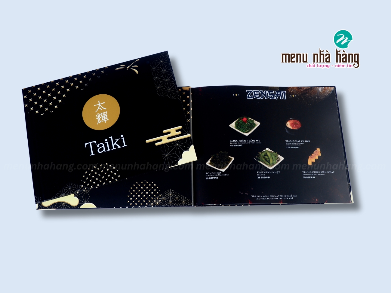 menu nhà hàng