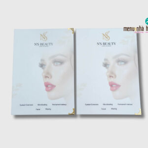 Mẫu menu bìa cứng đẹp