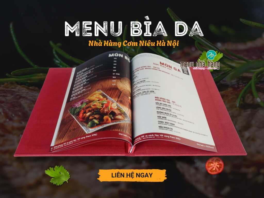 Thiết kế menu