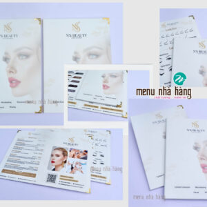 mẫu menu tiệm nối mi