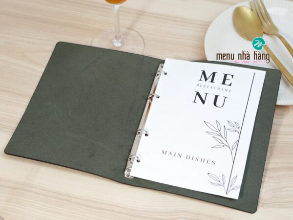 thiết kế menu