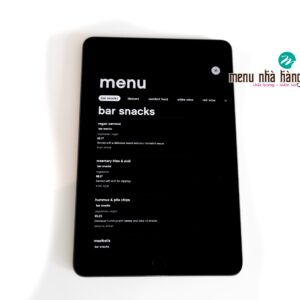 mẫu menu quán cafe