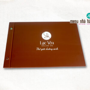 Menu dịch vụ spa