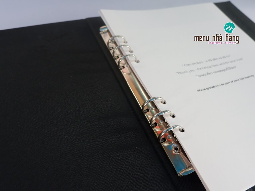 Làm menu salon tóc