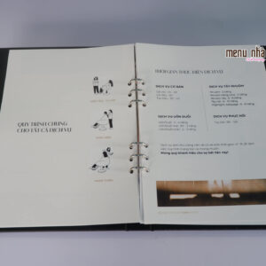 Mẫu thiết kế menu mới hiện đại