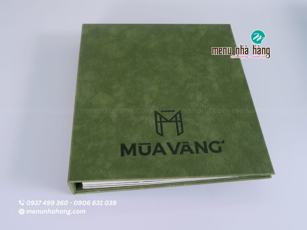 Menu nhà hàng Mùa Vàng
