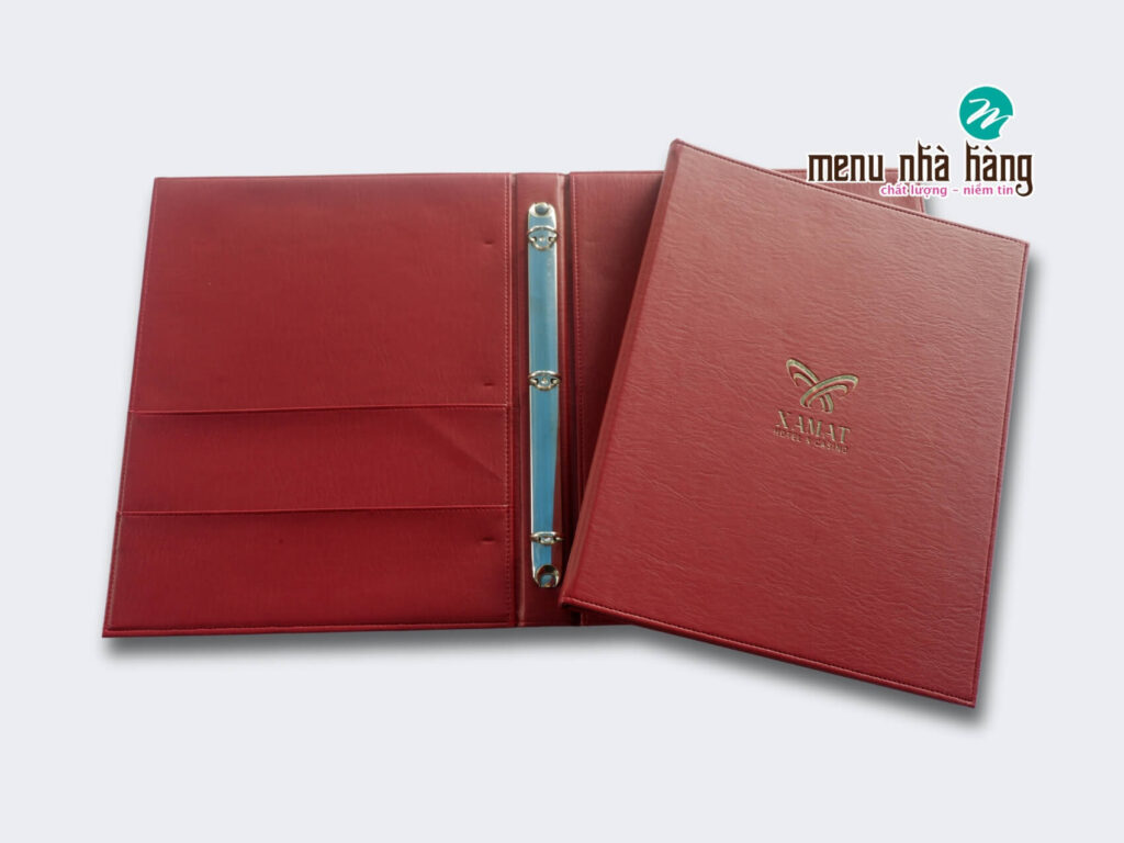 mẫu menu bìa còng đẹp