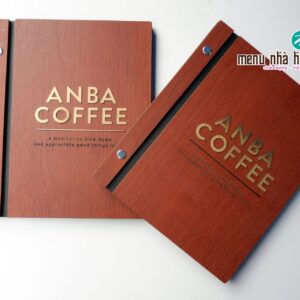 Mẫu menu đẹp cho quán cafe