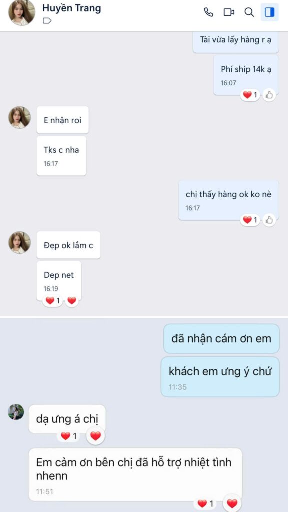 đánh giá của khách hàng