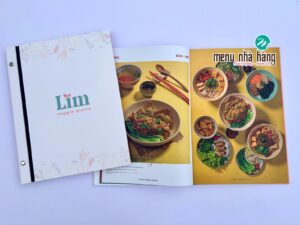in menu bìa cứng