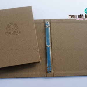 Mẫu menu bìa còng