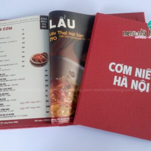 menu nhà hàng Cơm Niêu Hà Nội