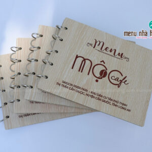menu quán cafe