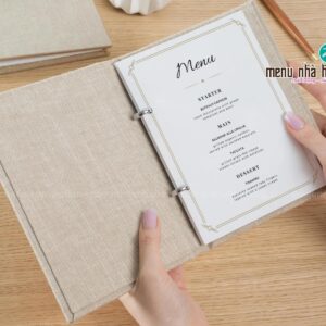 menu vải gáy còng