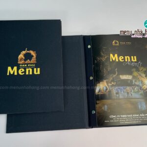 menu nhà hàng Dak Phu