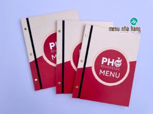 menu quán phở