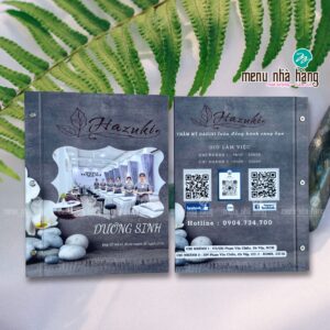 menu gội đầu dưỡng sinh