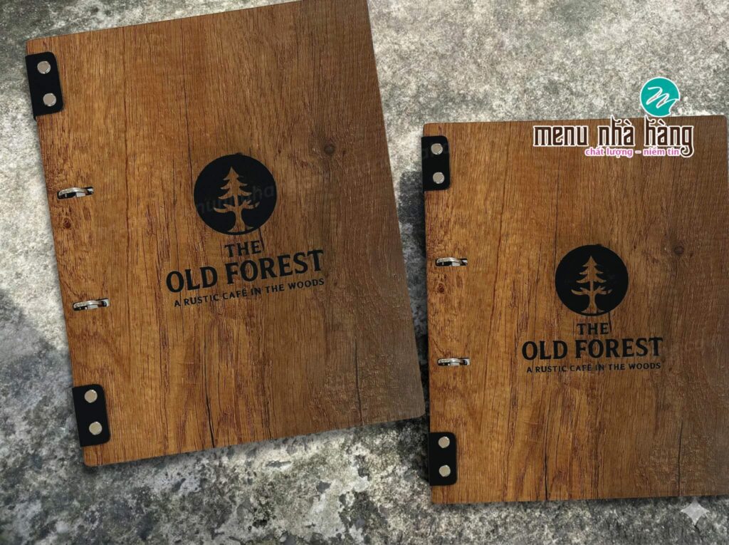 menu gỗ cho quán cafe đẹp