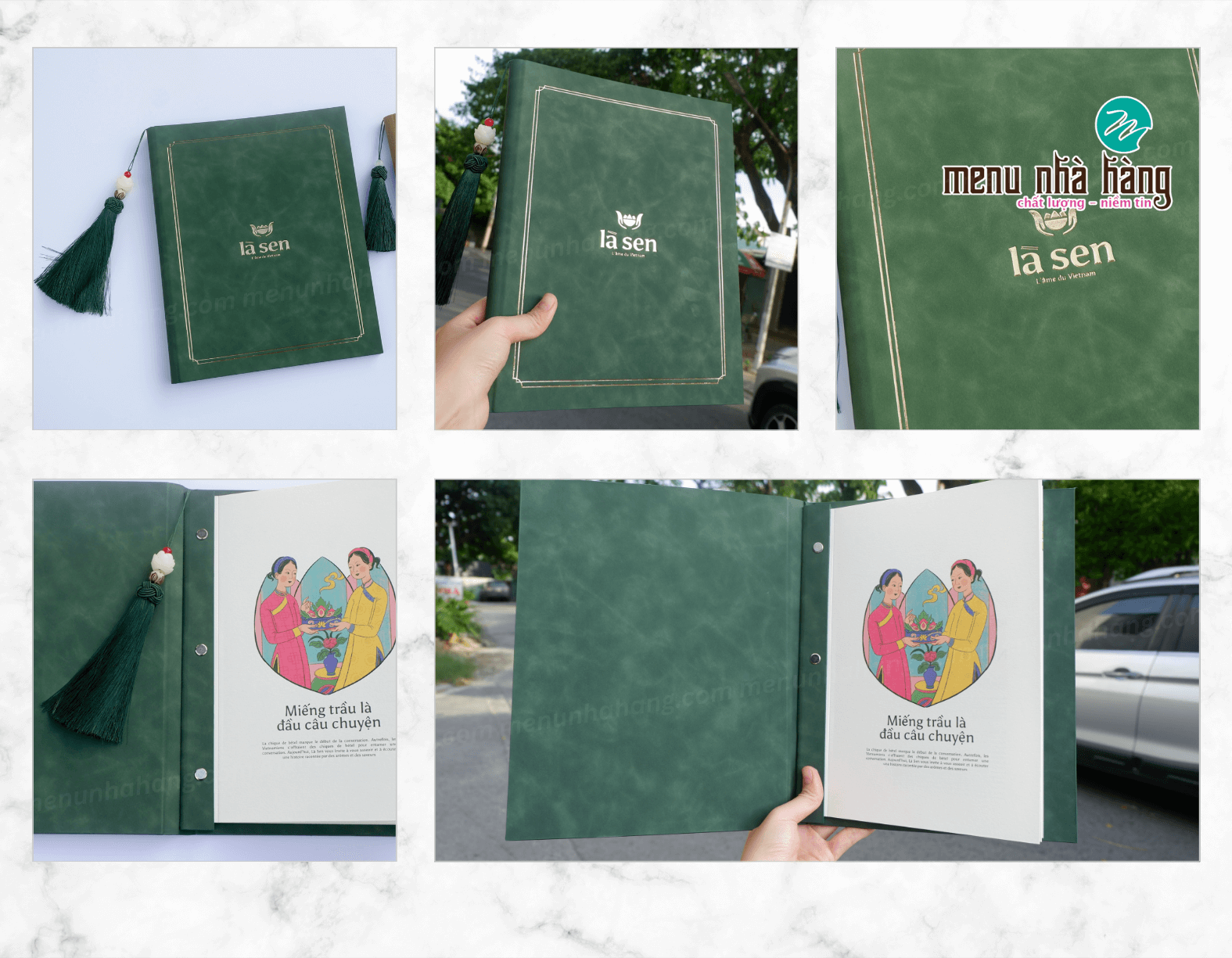 mẫu menu sang trọng