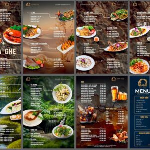 giá thiết kế menu đẹp
