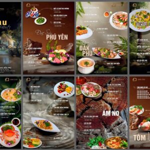 Báo giá thiết kế menu đẹp