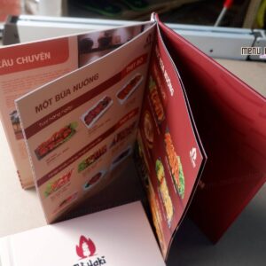 giá thiết kế menu đẹp