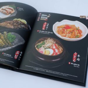 mẫu thiết kế menu nhà hàng