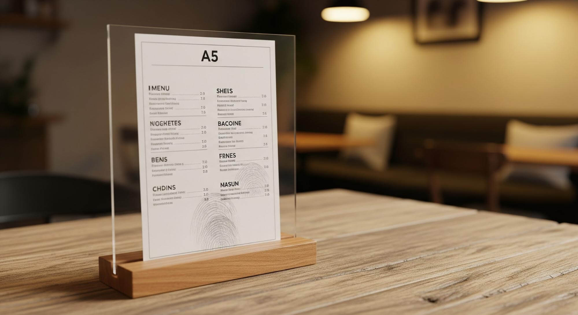 In Menu Mica Theo Yêu Cầu - Đặt In Nhanh, Bất Kỳ Số Lượng, Hạn Chế Sửa File - Image 9