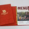 Mẫu thiết kế bên trong cuốn menu Davien