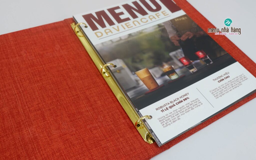 Thiết kế, in ấn ruột menu chắc chắn bền màu