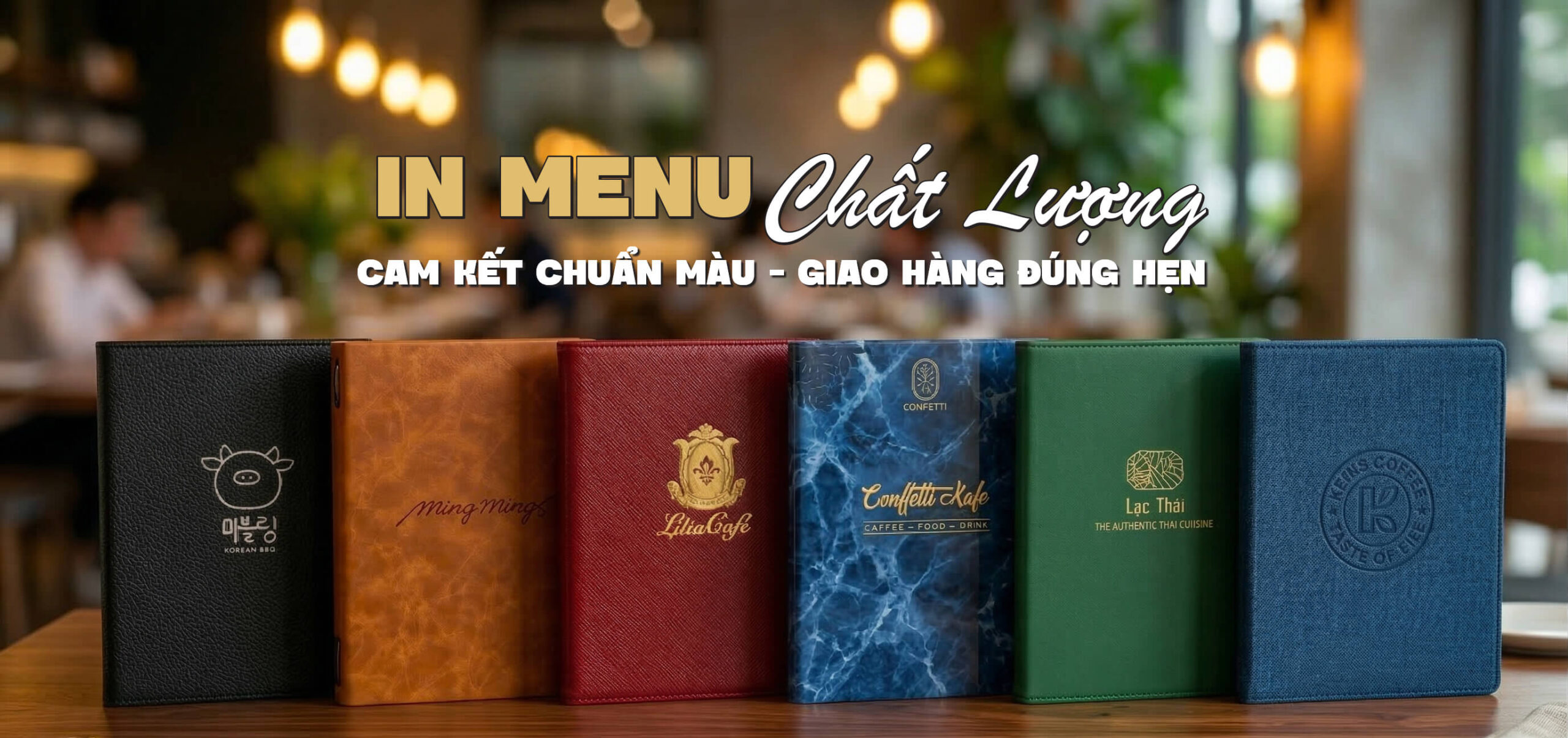 in menu nhà hàng