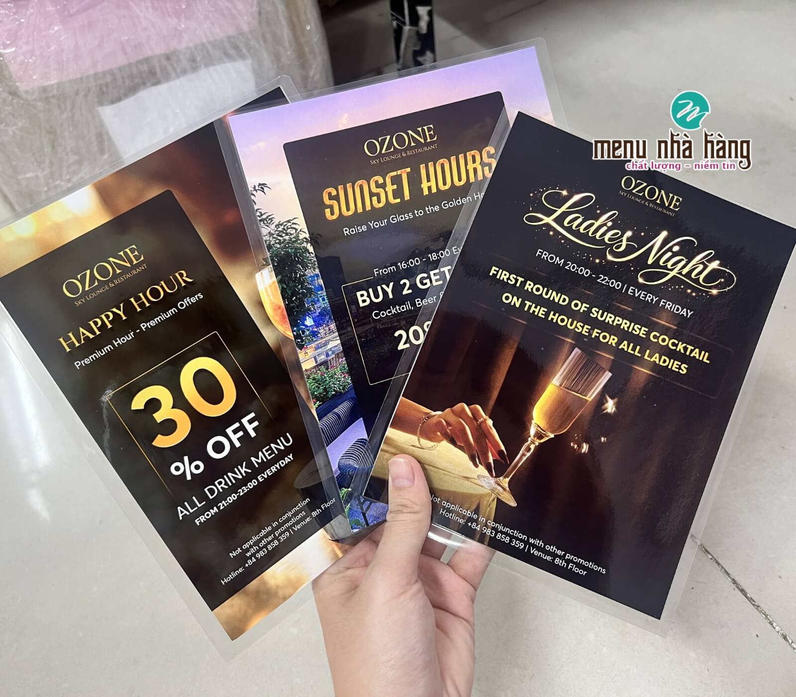 menu ép plastic đẹp, tiện lợi, chi phí rẻ
