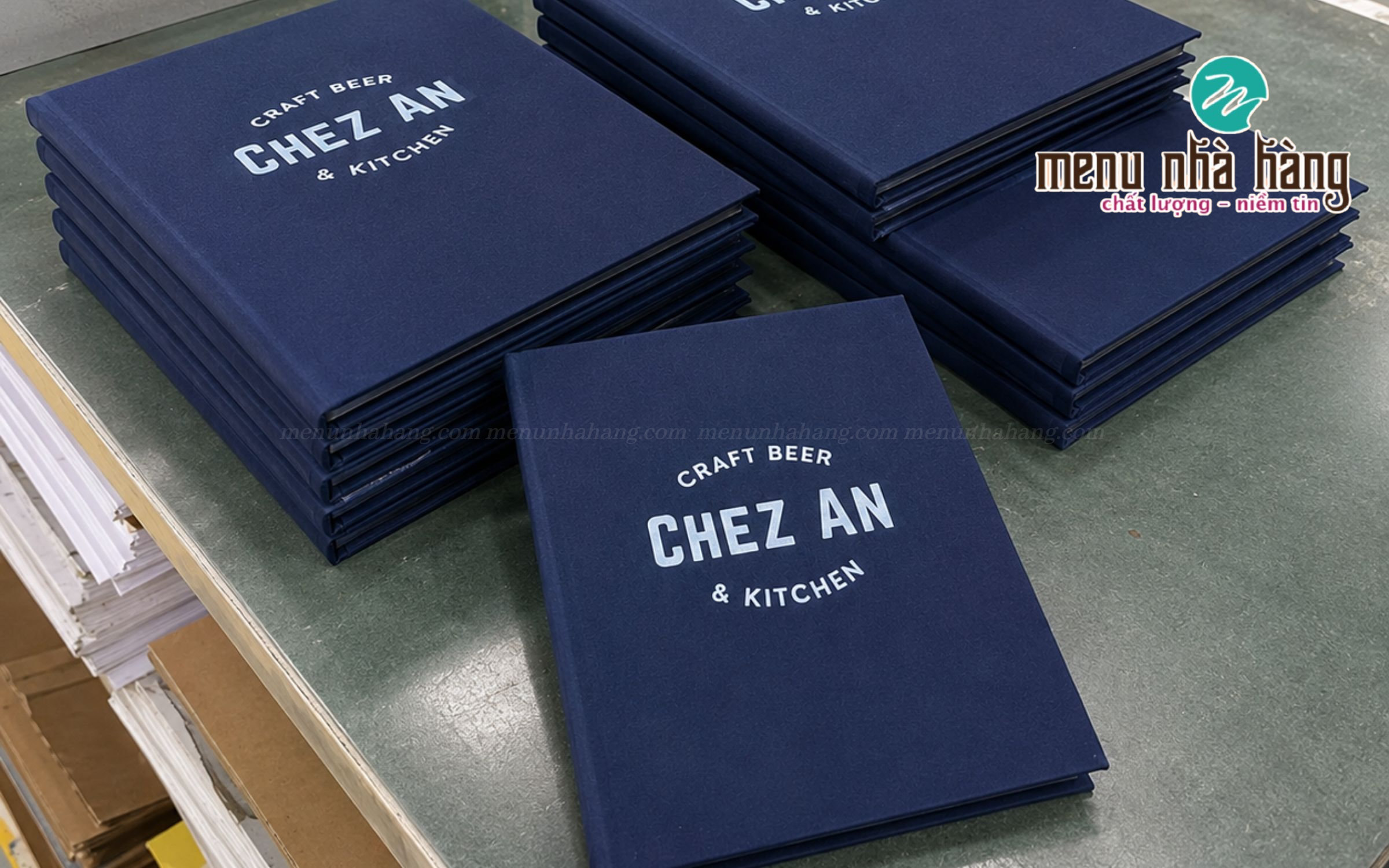 Bộ menu nhà hàng Chez An