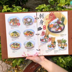 In ấn menu cho nhà hàng Sushi