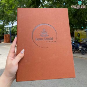 Mẫu menu nhà hàng bợm Sushi