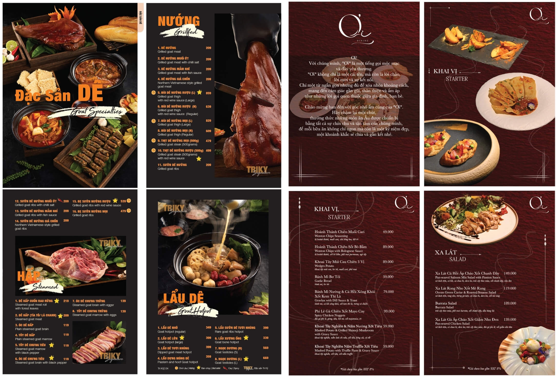 Mẫu thiết kế menu phù hợp với nhà hàng Fine Dining