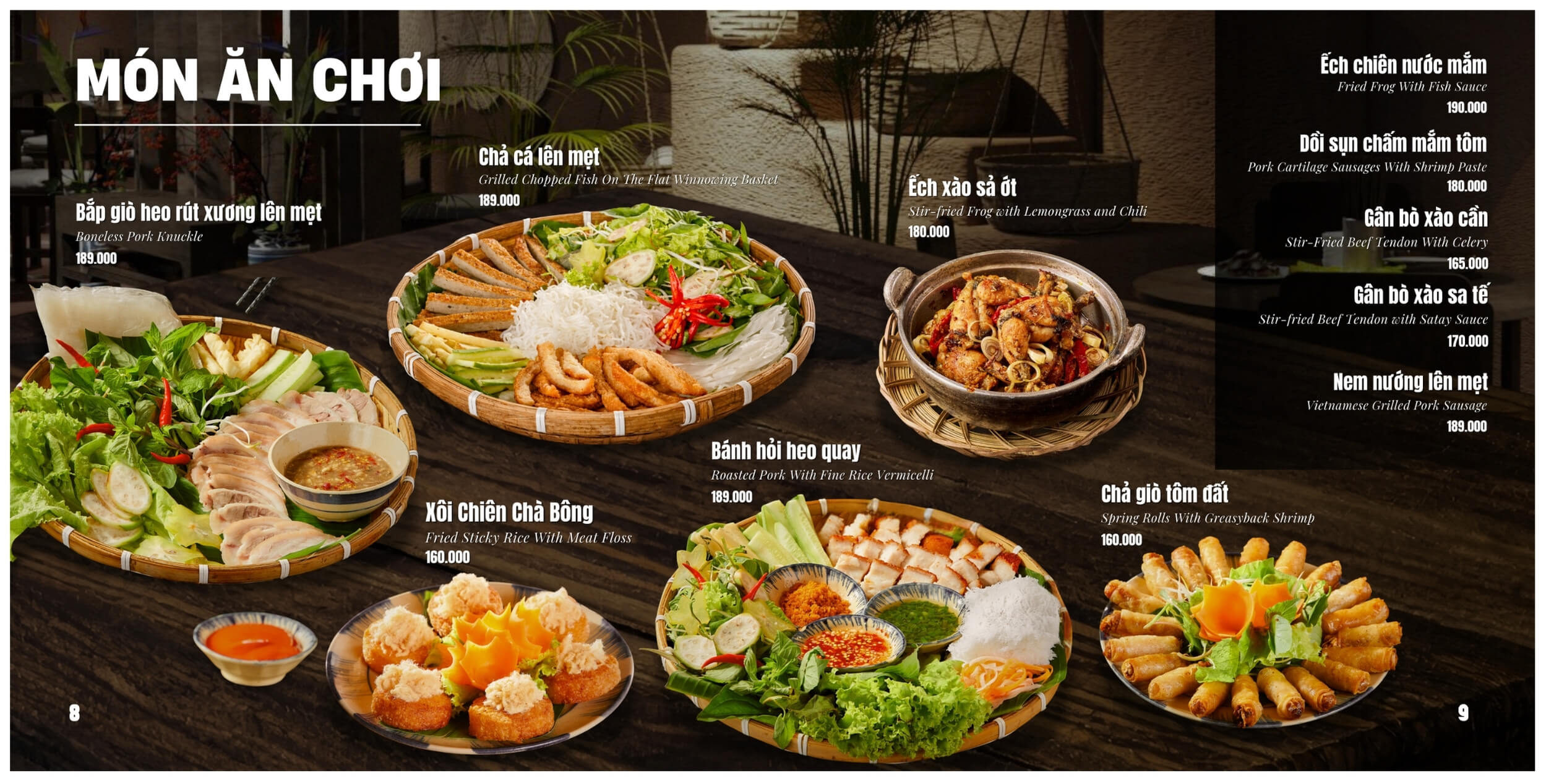 Thiết kế menu tphcm theo yêu cầu, đẹp